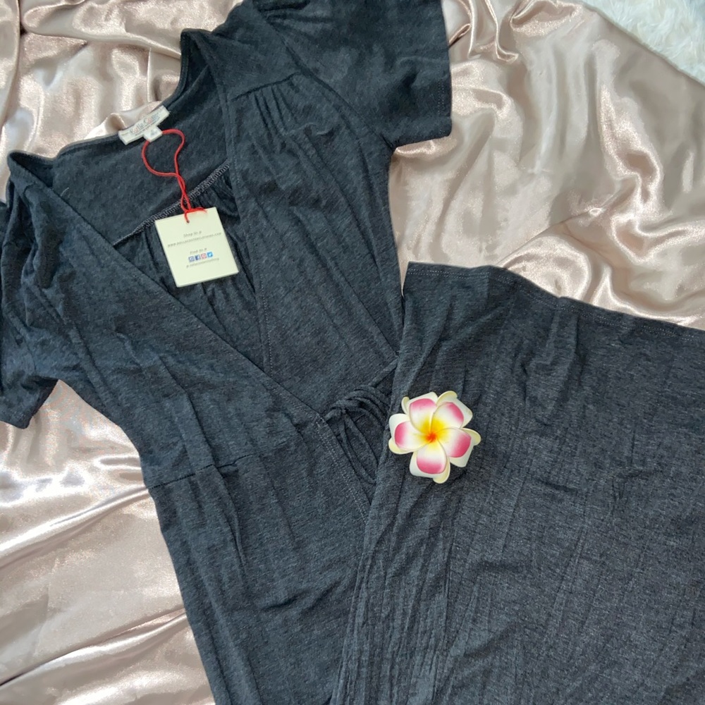 Long Wrap Dress